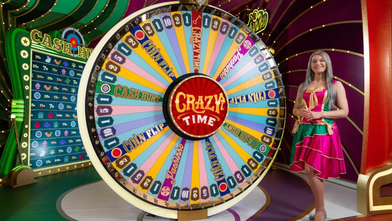 Crazy Time — главное колесо и интерфейс ставок